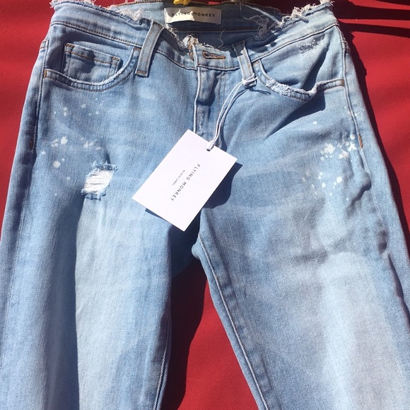 Flying Monkey Skinny Jeans Black Label Many Sizes - Picture 3 of 8